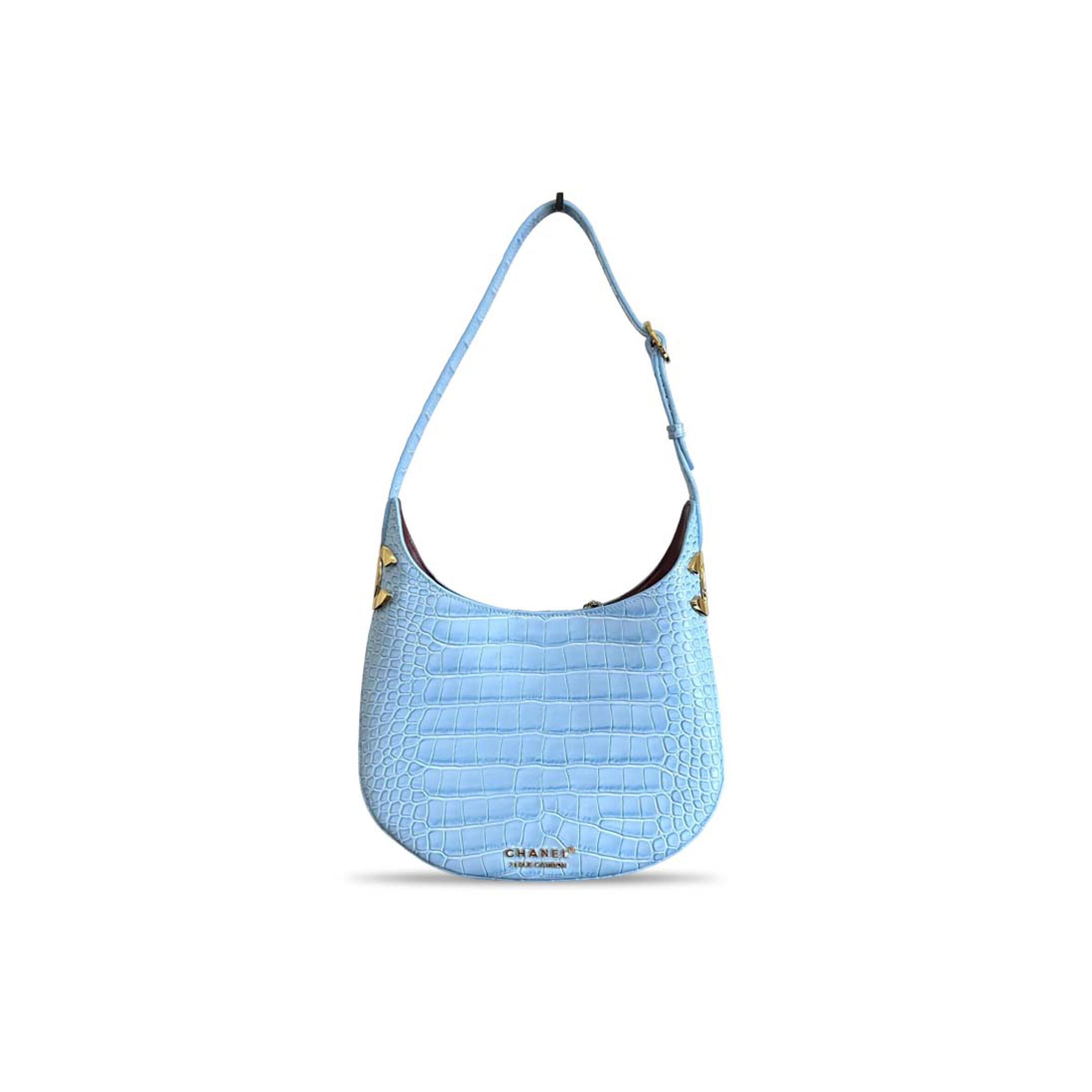 CHANEL MASTER CROC EMBOSS UNDERARM BAG (28*26cm)